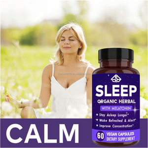 Cápsulas de Magnesio con Extractos Herbales para Adultos, 60 Unidades, para Mejorar la Calidad del Sueño y la Relajación - Product Image 3