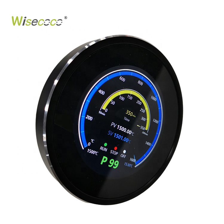 Wisecoco Custom Smart Home Knob Lcd 2,1 pulgadas TFT IPS Pantalla Horno Temporizador Interruptor con perilla