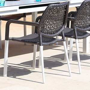 Extérieur en aluminium <span class=keywords><strong>Salon</strong></span> <span class=keywords><strong>De</strong></span> <span class=keywords><strong>Jardin</strong></span> 8 Places Loisirs Ensemble <span class=keywords><strong>de</strong></span> Salle À <span class=keywords><strong>Manger</strong></span> - Product Image 5