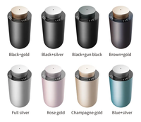 Portable USB Type C Aluminium Mini Voiture Aromathérapie Huile Essentielle Humidificateur 10ml Smart Aroma Diffuseur Nébuliseur Machine