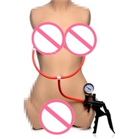 Système de pompe à air à double aspiration BDSM pour les mamelons des femmes