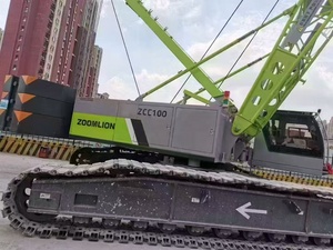 Machines de levage de flèche utilisées Zoomlion 71m Grue sur chenilles 100 tonnes ZCC100H de haute qualité largement utilisée - Product Image 3