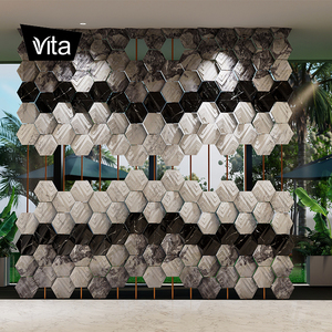 Trang trí tường bằng đá mài nhân tạo hiện đại, thiết kế tùy chỉnh, cao cấp, sang trọng, làm nền cho biệt thự, khách sạn, nhà ở, thương mại - Product Image 5