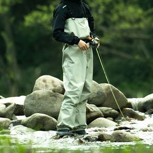WST Waders de pêche combinaison de <span class=keywords><strong>chasse</strong></span> 3 couches imperméable respirant Wading pantalon taille poitrine pêche à la mouche - Product Image 5