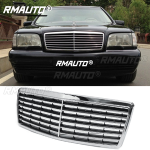 Rejilla Delantera para Automóvil RMAUTO, Cromada Plateada, para Mercedes Benz Clase S W140 1994-1999, Accesorios de Estilo para Carrocería - Product Image 2