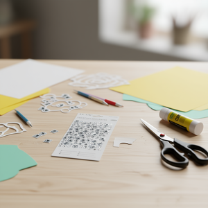 ILAN Adesivi Decorativi Brillanti 3-18mm Bianchi 120 Pezzi - Product Image 2