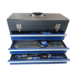 Ensemble d'outils de 408 pièces avec armoire à 3 tiroirs coulissants, cliquet à 72 dents, <span class=keywords><strong>kit</strong></span> d'outils mécaniques pour la réparation automobile, pour <span class=keywords><strong>garage</strong></span> et atelier - Product Image 5
