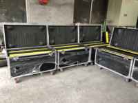 Boîtier de protection de câbles personnalisé en aluminium avec contreplaqué de 9/12 mm