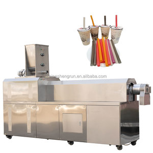 Ligne de production de vaisselle biodégradable entièrement automatisée à haute efficacité pour la production de pailles en riz - Product Image 1