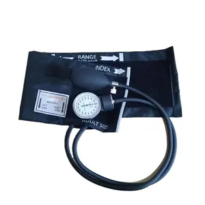 Kit de esfigmomanómetro aneroide negro tensiómetro manual profesional manguito de presión arterial BP Monitor tensiómetro manual