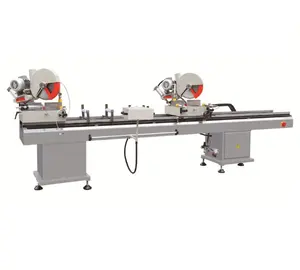 Two Head Cutting Saw Double Mitre Cutting Saw for aluminum / upvc/ PVC profile double head cutting saw
