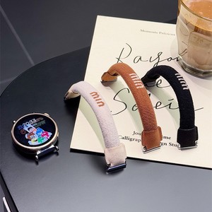 Correa de reloj elástica trenzada con diseño de letras, compatible con <span class=keywords><strong>Huawei</strong></span> <span class=keywords><strong>Watch</strong></span> <span class=keywords><strong>Fit</strong></span> 3 GT5 <span class=keywords><strong>Watch</strong></span> 4, correa elástica, pulsera cómoda - Product Image 1