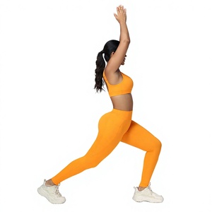 Conjunto Deportivo Premium para Mujer, Bra Deportivo y Leggings de Cintura Alta para Yoga, Gimnasio, Entrenamiento, Fitness, Running, Ropa Deportiva Elástica y Cómoda - Product Image 6