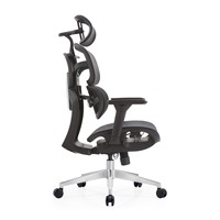Chaise de bureau exécutive ergonomique moderne pour espace de travail commercial, avec assise en maille respirante, support réglable et repose-pieds pour bureau à domicile
