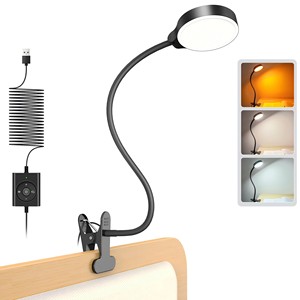 Giải phóng mặt bằng giá glocusent <span class=keywords><strong>LED</strong></span> giường đầu giường Đèn đọc sách linh hoạt mắt chăm sóc Clip-on ánh sáng cuốn sách để đọc trên giường - Product Image 1