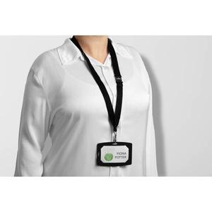 DURABLE - 8273-01 Porte-nom 54x90mm en papier recyclé, noir-EAN 4005546741055 BADGES NOM BADGES SANS FIXATION - Product Image 2