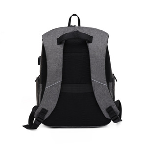 Unisex Wasserdichter Laptop-Rucksack mit Reißverschluss USB-Ladeanschluss Diebstahlsicher & Tragbar 15,6 Zoll Computer Notebook-Tasche - Product Image 3