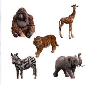 Escultura de Resina Personalizada con Certificación CE, Escultura Artística para Exteriores, Escultura de Animales Resistente para Decoración de Jardín y Zoológico - Product Image 1