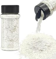 Poudre de Paillettes Holographiques Multiformes en Gros pour Noël, Réutilisable, Scintillante, pour Décoration Artisanale de Fêtes