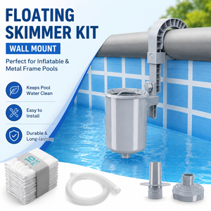 Skimmer per Piscina Marazual MY-<span class=keywords><strong>P</strong></span>-2052 58233 in ABS con Filtro Pulente, Galleggiante per Superficie Piscina ed Estrattore di Detriti per Piscine - Product Image 3