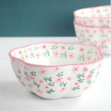 ชามกลีบดอกไม้ขนาด5.8นิ้ว