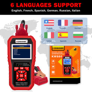 Автомобильный сканер KONNWEI KW880 DTC, сканер неисправностей, диагностические инструменты OBD2 с аккумулятором - Product Image 4