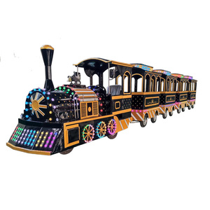 Treno Elettrico Senza Binari <span class=keywords><strong>per</strong></span> Bambini da Esterno con Capacità 27/40 Posti, Certificato CE <span class=keywords><strong>per</strong></span> Parchi a Tema e Giri in Famiglia - Product Image 1