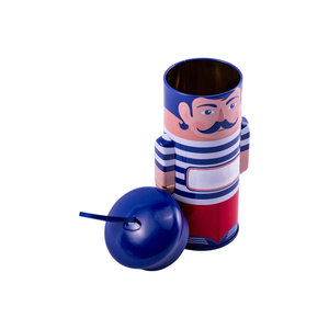 Vente en gros de boîtes en <span class=keywords><strong>métal</strong></span> rondes personnalisées pour bonbons, biscuits, chocolat, boîte cadeau - Product Image 3