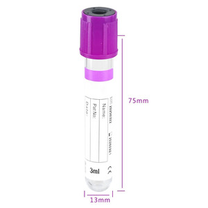 PET <b>Plastic</b> Vacuum Blood Collection <b>Tube</b> for Laboratory Blood Sample test Citrate <b>Tube</b> with CE & ISO - Product Image 3