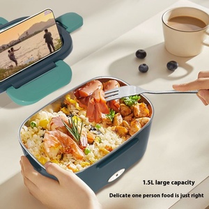 Boîte Repas Chauffante Électrique USB pour Maison et Voiture en Acier Inoxydable 304 avec Récipient Amovible - Product Image 6
