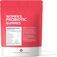 Gummies Équilibre Féminin OEM pour Femmes - Double Action Canneberge & Probiotiques pour l'Équilibre du pH, Végétaliennes, Sans Sucre, Vitamine C, 60 Comprimés