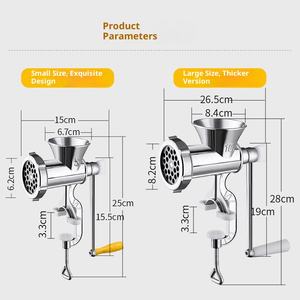 Recién llegado, embutidora Manual de salchichas, picadora de carne doméstica, fabricante de salchichas caseras, molinillo de Chile multifuncional <span class=keywords><strong>para</strong></span> verduras - Product Image 5