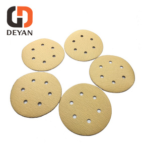 Zımpara diski 60 80 120 240 320 400 600 grit zımpara 6 inç 6 delik yörünge zımpara yuvarlak kağıt - Product Image 6