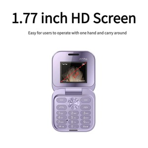 I17 Mini <span class=keywords><strong>teléfono</strong></span> móvil pequeño plegable Pantalla <span class=keywords><strong>de</strong></span> 1,77 pulgadas Magic Voice 2G Doble ranura para tarjeta SIM Botón <span class=keywords><strong>de</strong></span> radio FM Mini teléfonos con tapa - Product Image 3