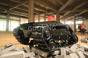 Robot sur chenilles tout terrain à charge utile élevée RC électrique Châssis de robot sur chenilles Plate-forme de robot à chenilles en caoutchouc Ugv - Product Image 4