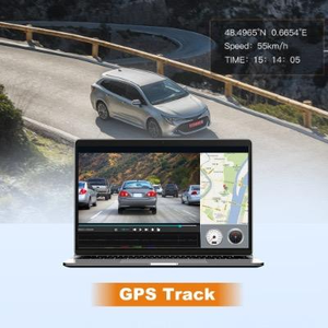 자동차 <span class=keywords><strong>2</strong></span> 채널 IPS 대시 캠 4K + 4K 듀얼 소니 카메라 렌즈 G 센서 GPS WiFi APP 야간 투시경 WDR - Product Image 3