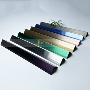 Moldura en Ángulo en L de Acero Inoxidable EX301 para Decoración de Interiores de Hoteles de Lujo - Product Image 2