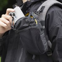 Sac à bandoulière en jean pour alpinisme transfrontalier, étanche, extensible, respirant, pochette pour téléphone de randonnée, polyester extérieur