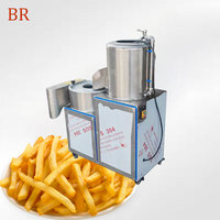 Machine à éplucher et à couper les pommes de terre électrique commerciale entièrement automatique