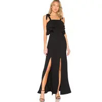 instante Excluir Dar black open leg dress que te permite ser informal con Vogue - Alibaba.com