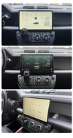 Autoradio Android 14 8 cœurs Qualcomm 13,3 pouces pour Range Rover Defender 2018-2024 Écran tactile incurvé Carplay Navigation GPS