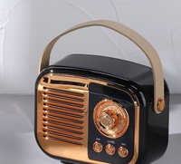 Speaker baru, retro mini portabel kartu audio radio speaker nirkabel