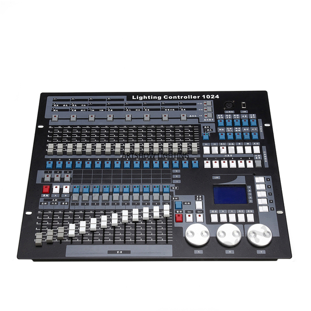 DMX 1024 Console Professional Stage Effects Lighting Projector LED Par Moving Heads DJ Lights DMX Controller