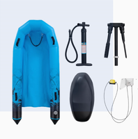 Kit combiné SurfKart : Jet ski électrique et planche de surf avec siège et accessoires aquatiques pour le surf