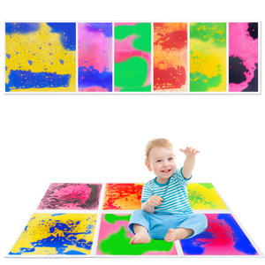 Baldosas Sensoriales ABS Coloridas para Niños, Baldosas para Caminar que Desarrollan la Motricidad Global, Baldosas Educativas para Sala de Estar, 100 Piezas - Product Image 2