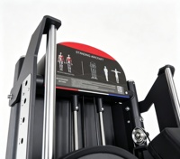 Appareil d'entraînement pour soulever les bras latéralement, machine de musculation des bras à double fonction, équipement de fitness pour le renforcement des bras