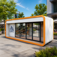 Cabine de couchage modulaire préfabriquée Apple Cabin pour hôtel, villa, unité de villégiature