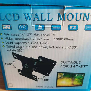 VESA — <span class=keywords><strong>support</strong></span> <span class=keywords><strong>mural</strong></span> pour TV LCD 100x100mm, cinéma à mouvement complet, facile à inclinaison, <span class=keywords><strong>pivotant</strong></span>, panneau <span class=keywords><strong>plat</strong></span>, écran d'angle de la télévision, nouveau - Product Image 6