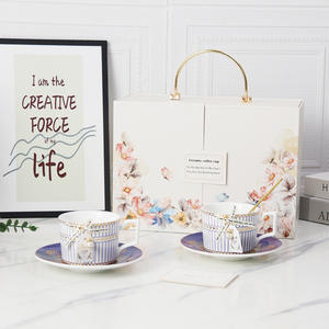 High Appearance Level Coffee Cup and <b>Plate</b> Set Light Luxury Valentine's Day Gif Ceramic Coffee Cup Set - Product Image 4