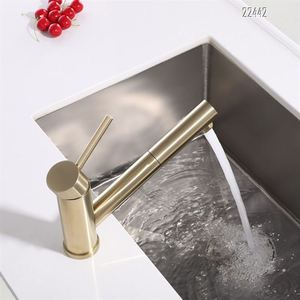Fábrica de China al por mayor de alta arco Caño erogación única palanca moderno grifo de la cocina - Product Image 1